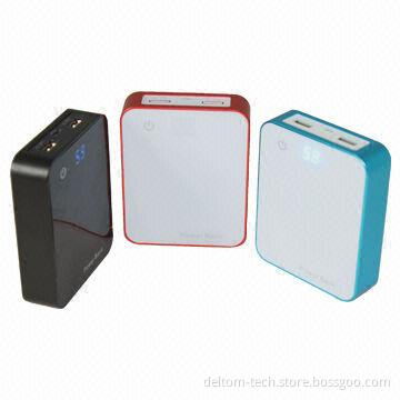 Power Banks, 6,000mAh Capacity, Built-in 18650 Battery